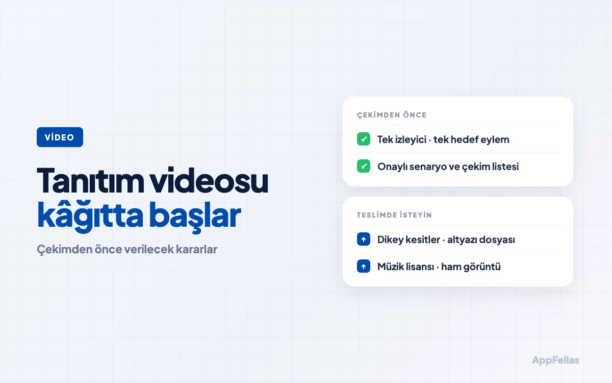 Kurumsal Tanıtım Videosu Çekimi Nasıl Planlanır?